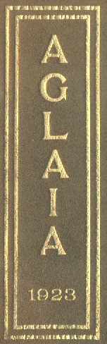 Aglaia 1923 (Logo from yearbook)